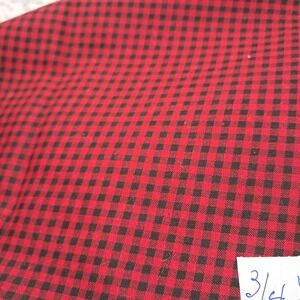 Cranston Print Works‎ Red Buffalo Plaid Fabric 3/4 Yard Cotton Material